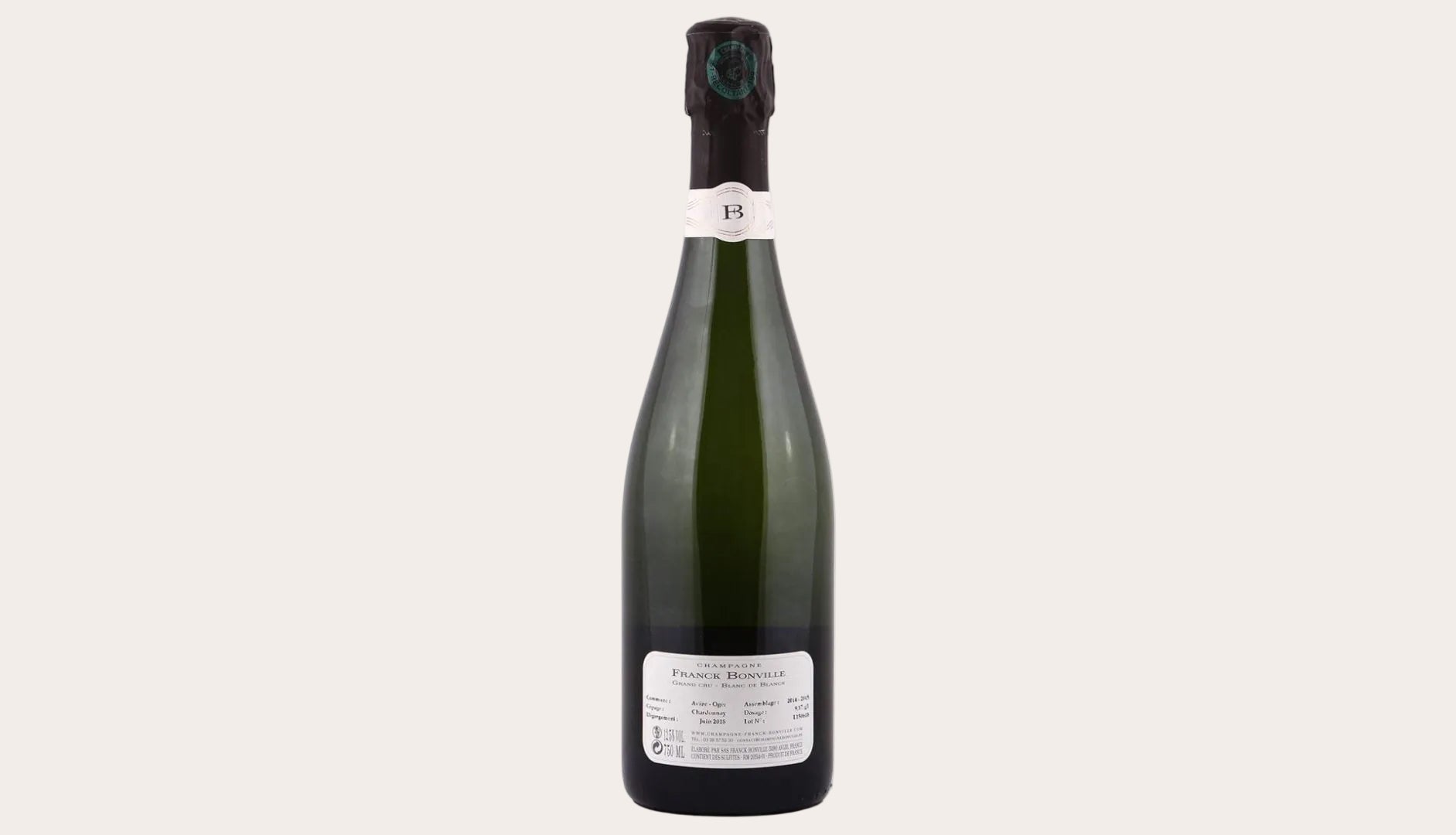 Champagne Franck Bonville Grand Cru Blanc de Blancs 0.75 L