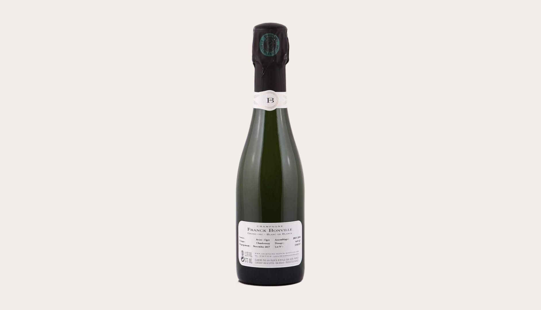 Champagne Franck Bonville Grand Cru Blanc De Blancs 0.375 L