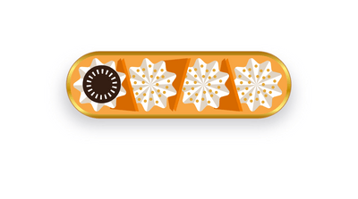 Pin Choco Blanc Fruits Exotique
